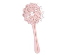 Lunaobrik Brosse démêlante pour cheveux bouclés, démêlante, aérée et douce, en forme de pétale, pour femme, séchage plus rapide à la maison et