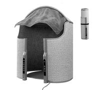 Lunaobrik Büroheizung unter dem Schreibtisch, leise, Raumheizung für Büro - Tragbarer Raumheizer unter dem Schreibtisch - 7 Timer Allround-Boden-Fußheizung mit 5 Temperaturstufen, faltbarer