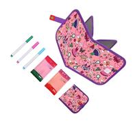 Lunaobrik Carnet de dessin effaçable pour | Carnet de croquis effaçable, cahier ludique | Bloc de Dessin Pliable Amusant | Pour anniversaire Noël voyage vacances camping maison école