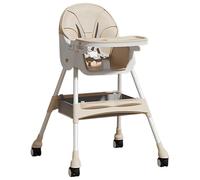 Lunaobrik Chaise haute pour | Chaise haute pliante réglable pour bébé, accessoire multifonction avec trémité, lève-soleil, balançoire pour utilisation en extérieur, voyage, plage, cuisine