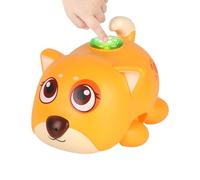 Lunaobrik Chien Marchant Jouet d'Éveil pour Tout-Petits - Animal Électrique Éducatif avec Musique et Lumières | Jouet Musical | pour Filles Garçons Crèches Noël Chambre Salon Bureau Maison Appartement