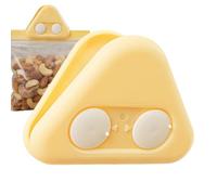 Lunaobrik Clips magnétiques pour aliments - avec date, aimant fort, réglable, multi-usages et prise hermétique - Clip scellant pour le stockage des aliments | pour cuisine, maison, bureau, et