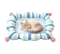 Lunaobrik Cooling Mat for Cats, Soft Pet Sleeping Pad for Small Dogs | Soft Breathable Cooling Mat with Cute Helps Cats and Small Dogs Stay Comfortable During Warm Weather at Home or Outdo