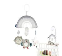 Lunaobrik Crib mobile avec de la musique, bébé berceau mobile,Mobiles de bébé musical doux pour Bassinet - Décor de crèche Attachement de lit pour bébé, Soother pour bébé, cloche de carillon de vent