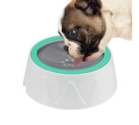 Lunaobrik Distributeur d'eau flottante pour animaux de compagnie, bol de preuve de mort pour chien | Alimentation en eau lente 1500 ml, pas de déversement sans goutte, capacité sans glissement pour