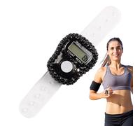 Lunaobrik Fingerzähler Clicker, Fingerklicker zum Zählen - LCD -Anzeigenummer Clicker -Zähler - Reettierbares Lap - Ring -Handheld -Tally -Ring für Die Erinnerung an Die Spur- und Feld