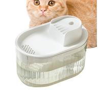 Lunaobrik Fontaine à eau pour chat et chien | Distributeur automatique de 1,5 L - Grande capacité - Bol silencieux pour chien d'intérieur ou de voyage