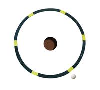 Lunaobrik Golf Practice Target Rings - Lot de 3 cibles de Putting Alignment Training Aids, Water Resistant Markers | Backyard Driving Range Setup, Short Game Improvement for Beginners to Advanced