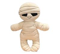 Lunaobrik Halloween Plush Doll - Pumpkin Stuffed Pillow, Mummy Doll Toy | Adorable Fall Pillow for Kids, Soft Pumpkin Decoration, Cozy Halloween Throw Cushion, Cute Mummy Plush Pillow for Couch