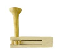 Lunaobrik Hochet mexicain à cliquet, hochet en bois pour faire du bruit, jouets Ruideros mexicains, jouets musicaux interactifs, outil de percussion de bande musicale d'apprentissage