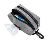 Lunaobrik Hundekotbeutelhalter - 2-In-1 Geteilte Tragbare Tasche | Spender für Leckerli und Hundekotbeutel beim Training - für Welpen kleine mittelgroße große Hunde drinnen draußen täglich Spaziergang