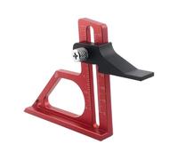 Lunaobrik Jauge de scie de table - Jauge réglable pour fraiseuse | Accessoire antidérapant en d'aluminium pour la fabrication de meubles et l'installation d'armoires