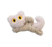 Lunaobrik Jolies barrettes à cheveux en forme d'animal - Jolies barrettes à cheveux en forme de chat pour petites filles - En peluche antidérapante - Pour cheveux épais et fins - Épingle à cheveux en