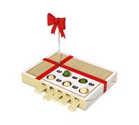 Lunaobrik Jouets interactifs pour chats puzzle | Jeu d'enrichissement avec planche à gratter - Jeu pour chats - pour animaux domestiques, intérieur quotidien, extérieur, Noël et anniversaire