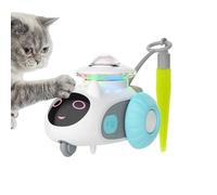 Lunaobrik Juguetes Para Gatos - Accesorios Con Sensor De Movimiento,Juguete Eléctrico Para Mascotas - Para Jugar en Interiores y Exteriores Regalo Navidad Cumpleaños