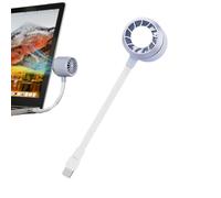 Lunaobrik Mini ventilateur flexible USB avec lumière pour filles et femmes - Réfrigérateur personnel pour intérieur et extérieur