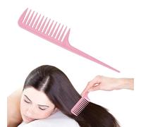 Lunaobrik Peigne d'adieu à cheveux, peignes pour la partie,Outil de séparation à cheveux pointus Pinceau taquine | Brosse dévissante confortable Grip Peignes de taquinerie pour les voyages à domicile