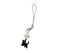 Lunaobrik Pendentif animal pour téléphone, téléphone d'animal, pendentif mignon de téléphone de chat, sangle pour téléphone Accessoires de téléphone de dessins animés esthétiques pour portefeuilles et