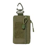 Lunaobrik Petit Portefeuille à Fermeture éclair | Petite Poche étanche à Fermeture éclair, Porte-Monnaie à pour Femme - pour Voyage, Sport, randonnée, Plein air et camionneurs, Vert armée