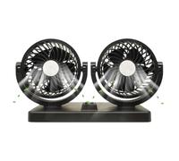 Lunaobrik Portable Car Fan - Head Strong Wind Adjustable Vehicle Dashboard