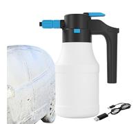 Lunaobrik Pulvérisateur de mousse pour voiture | Nettoyeur portable rechargeable 1,5 l | Application sans fil avec buse réglable - pour lavage de camion, moto, SUV, véhicules
