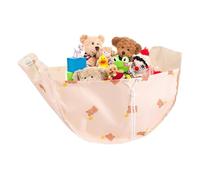 Lunaobrik Sac de rangement de jouets pour voiture, sac de rangement pour siège arrière, poche de rangement de voiture entre les sièges - Hamac de voiture pliable, sac, Ours ballon, Consulte la