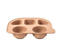 Lunaobrik Silicone Pet Bowl, Silicone Pet Feeder | Silicone Cat Food Bowl antidérapant avec compartiment,Assiette d'alimentation pour chien Raccord rapide adapté pour chaton