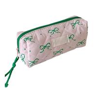 Lunaobrik Soupchée à Crayon à Fermeture éclair, Sac à Crayon à Arc Mignon, Sacs à Crayons à Fermeture éclair de Grande capacité, Fournitures d'école légères, Organisateur d'épargne-Espace pour la