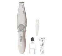 Lunaobrik Tondeuse pour chien, tondeuse pour animaux de compagnie, tondeuse à cheveux électrique silencieuse, 2 vitesses imperméables à poils d'animaux manteaux épais avec aspirateur pour cheveux