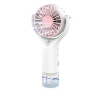 Lunaobrik Tragbarer Ventilator Mit Sprühnebel, USB-Ladegerät 3-Stufen-Sprühkühlgebläse, Tragbarer Wassersprühventilator, Für Terrasse Camping Garten Sport
