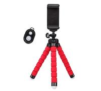 Lunaobrik Trépied flexible pour téléphone portable | Support pour trépied pour appareil photo numérique petit | Trépied de téléphone flexible pour vlogging, voyage et selfies
