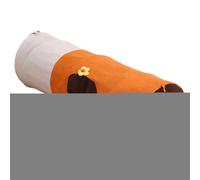 Lunaobrik Tunnel pliable pour chats avec balle résistant aux rayures pour une utilisation en intérieur ou dans un appartement ou une salle de jeux près du lit