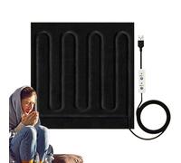 Lunaobrik USB Heizkissen Decke - Elektrische Wärmedecke Kompakt Versiegelt, Flexible Reiseheizung Textilauflage, Energieffizientes Heizaccessoire | Auto Aufenthalt Unterkunft Büro Entspannung