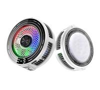 Lunaobrik Ventilador De Enfriamiento Para Teléfono | Clip Magnético Silencioso | 3 Niveles Control Temperatura Sin Cable con Pantalla | para Hombre Mujer Exterior Hogar Smartphone