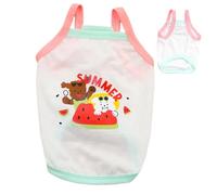 Lunaobrik Vêtements pour chien, petits vêtements pour chiots, vêtements pour chihuahua, sans manches, élégant, léger, respirant, confortable, combinaison pour chat, camping, promenade sur la plage