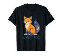 Lunar Fox Spirit Art au Clair de Lune T-Shirt