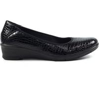 Lunar Lunar Black Winnie Wedge Shoes Black EU 37 (UK 4)