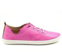 Lunar Lunar Fuschia Ives Plimsoll Shoes