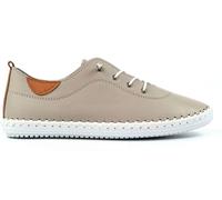 Lunar Lunar Natural Natural St Ives Plimsoll Shoes Natural EU 37 (UK 4)