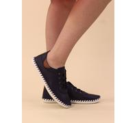 Lunar Lunar Navy Ives Plimsoll Shoes