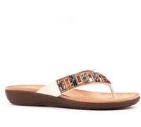 Lunar Lunar White Abigail II Sandals