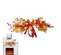 Lunar New Year Decoration - Chinese Door Hanging Sign, Spring Festival Fish and Berry Ornament, Traditional Entrance Pendant for Home Wall Window Holiday Celebration 20.47x9.45x2.76 inches