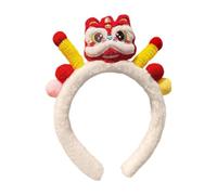 Lunar New Year Hair Accessories, Chinese New Year Dance Clips, Adorable Plush Headbands, Festive Cartoon Headdress, Cute Chinese Festival Hairpieces, Ideal for Celebrations and Gatherings