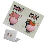 Lunar New Year Sticker - Silicone, 6.3x4.72x0.59in Horse Decal 3D Waterproof Design | Soft Raised Festival Decoration Adhesive, Horse Sticker For Water Bottles, Laptops, Scrapbooks