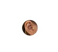 LunarCharm Lot de 3 boucles d'oreilles cœur Titan 18G dos plat, clous de nez vissés, mini clous d'oreilles, piercing cartilage tragus conque hélix