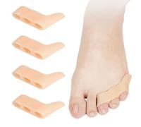 LunarCharm Lot de 4 séparateurs d'orteils en gel pour petit orteil - Protection en silicone pour petits orteils pour éviter les frottements et soulager la pression