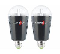 Lunartec 2 ampoules disco à LED E27 - Étoiles scintillantes