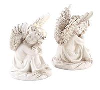 Lunartec 2 Anges endormis solaires à LED - 17 cm