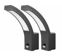 Lunartec 2 appliques LED dextérieur 1100 lm avec détecteur de mouvement PIR