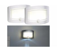 Lunartec 2 appliques LED sans fil à éclairage automatique WL-250 - Avec piles